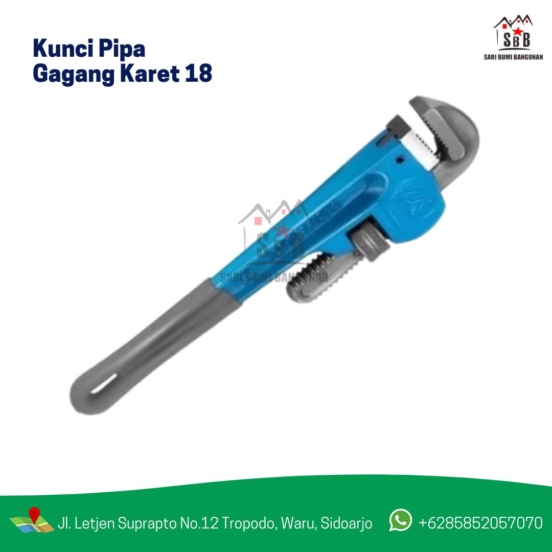 Kunci Pipa GG Karet 18